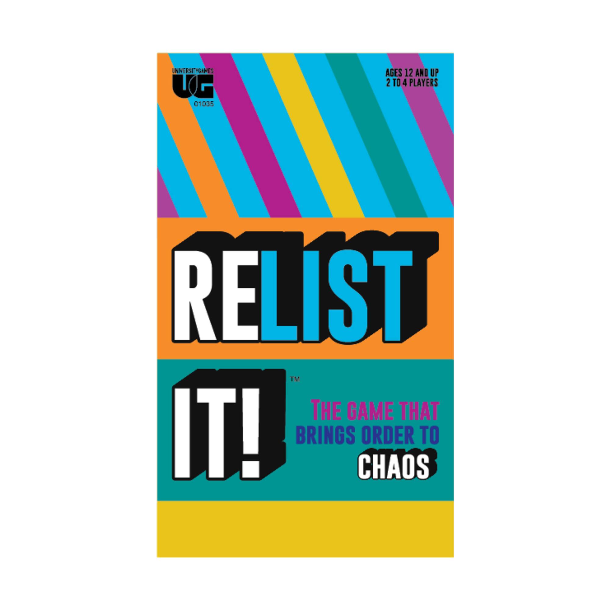 Relist It! - The Game that Brings Order to Chaos